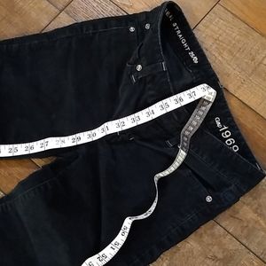 Gap fine wale corduroy straight 5-pocket jeans 25p